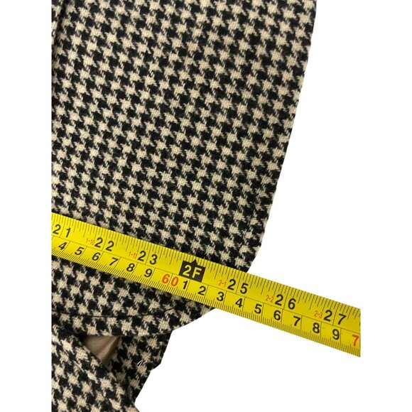 J. Crew Womens Schoolboy Tweed Blazer Suit Jacket Size 4 Houndstooth Black NWT - Picture 8 of 9